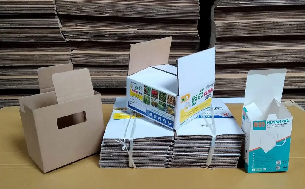 Sản xuất thùng carton, hộp carton giá rẻ tại Đắk Lắk